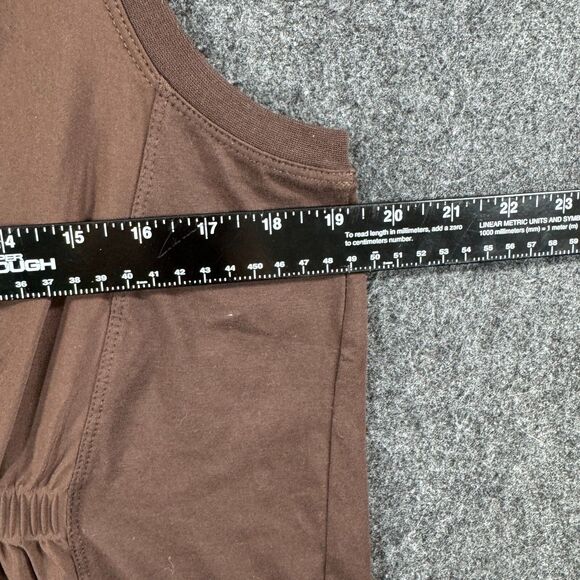 Athleta Tank Top Women's Medium Brown Sleeveless Blouse Lightweight - Picture 5 of 10